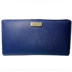 NAVY BLUE KATE SPADE BIFOLD WALLET